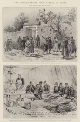 La guerra greco-turca, scene a Creta